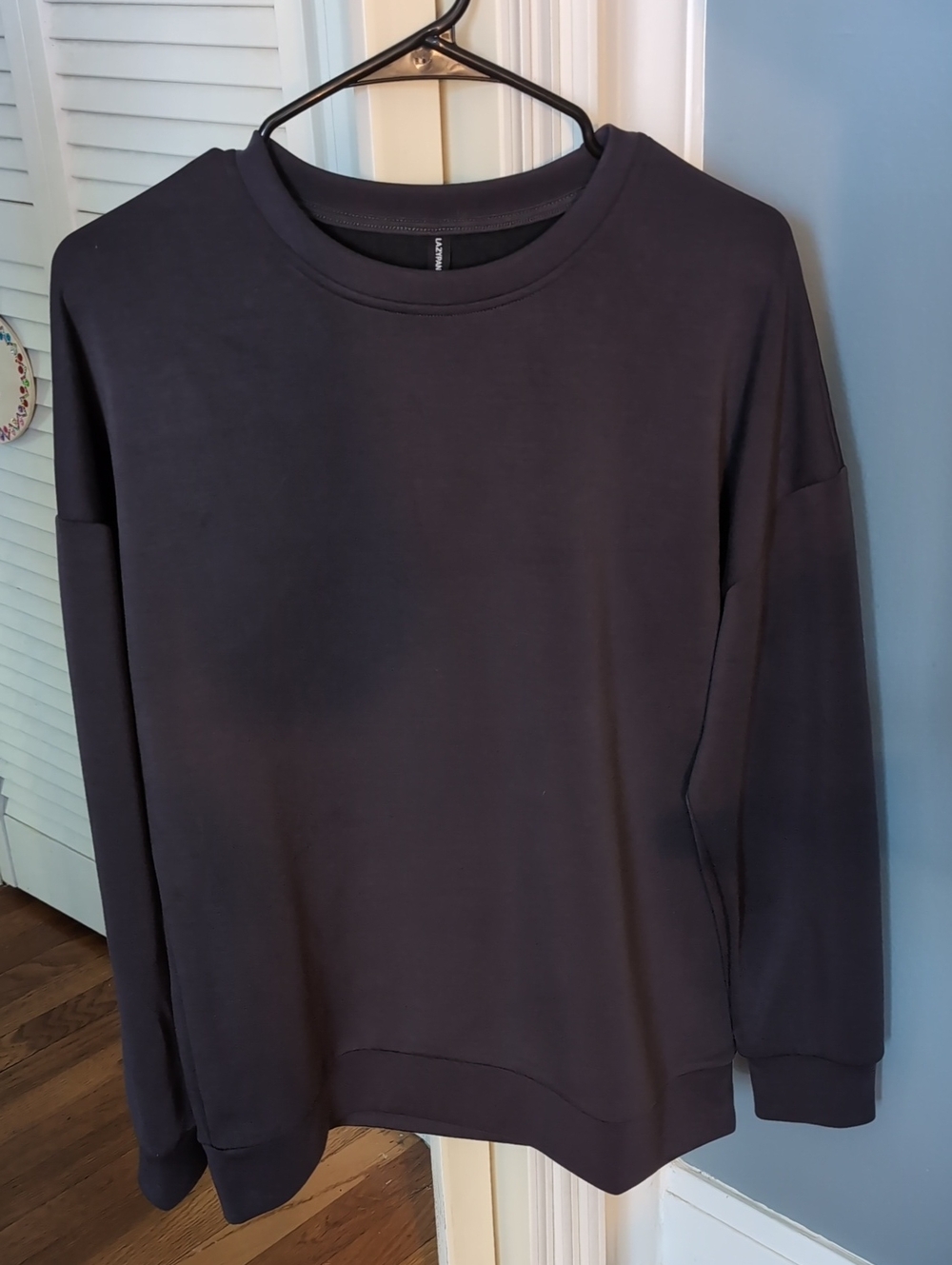 Lazypants Relaxed Crewneck Sweater - Navy
